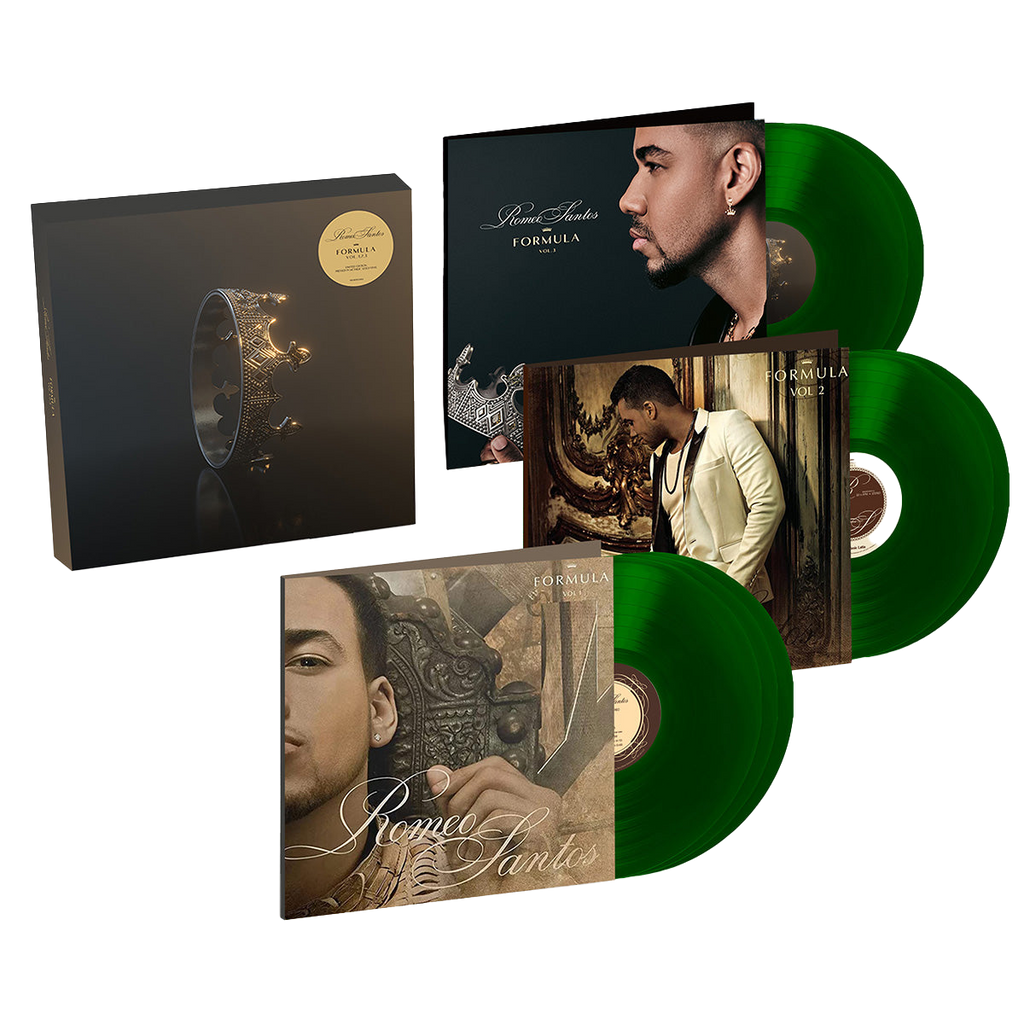 Romeo Santos - Formula, VOL.1.2.3. Box Set - Vinyl 7LP (Translucent Green)